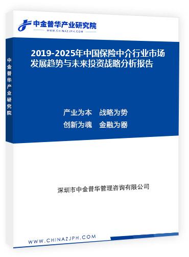 2019-2025年中國(guó)保險(xiǎn)中介行業(yè)市場(chǎng)發(fā)展趨勢(shì)與未來投資戰(zhàn)略分析報(bào)告